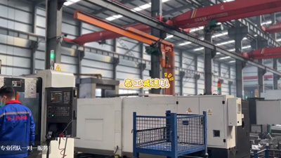 泰工减速机加工齿轮配件车间